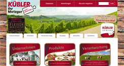 Desktop Screenshot of kuebler-online.de