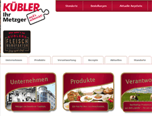 Tablet Screenshot of kuebler-online.de